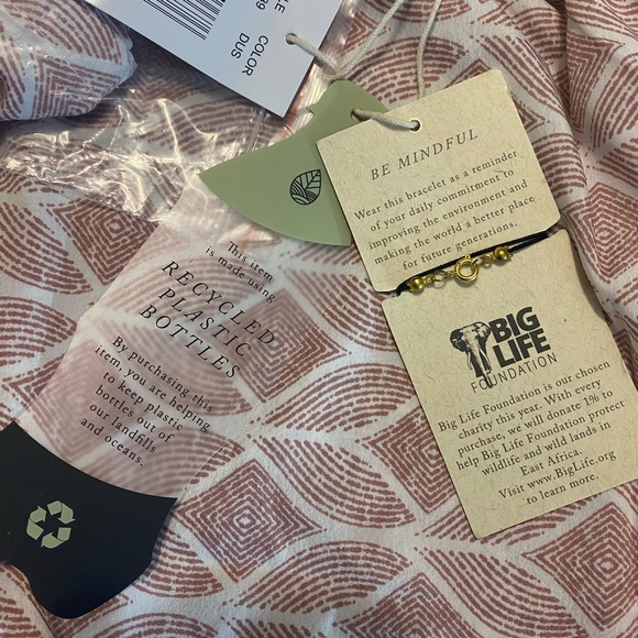 Quagga Green Label Packable Lounge Pants, Pink White Size S,Size L Available NWT - Picture 4 of 4